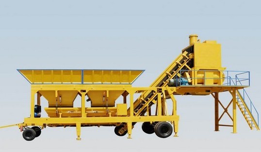 移動(dòng)式商品混凝土攪拌站砂漿計(jì)量罐