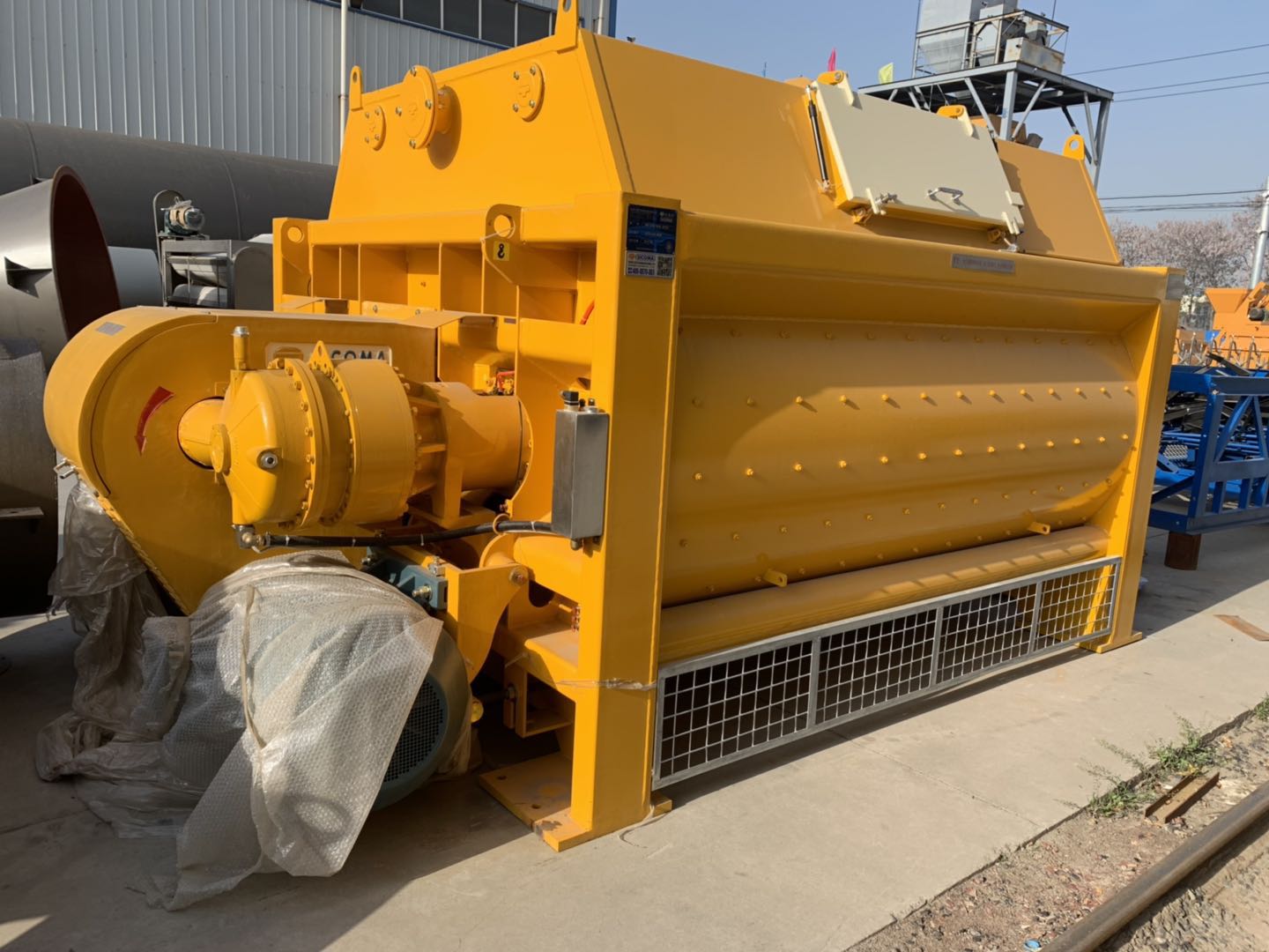 JS雙臥軸強制式混凝土攪拌機