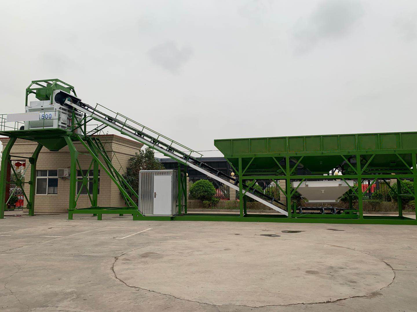 免基礎(chǔ)移動(dòng)式120攪拌站